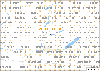 map of Ziellechen