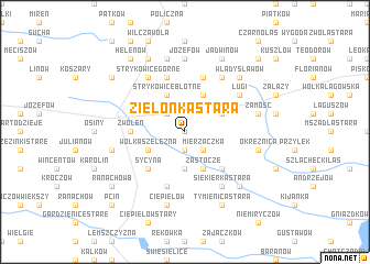 map of Zielonka Stara