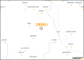 map of Ziemeļi