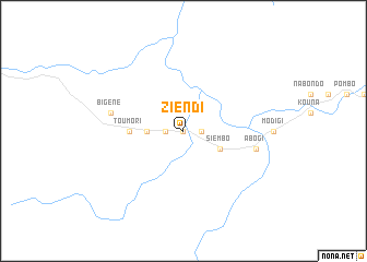 map of Ziendi