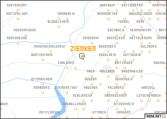 map of Zienken