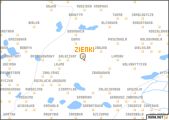 map of Zienki