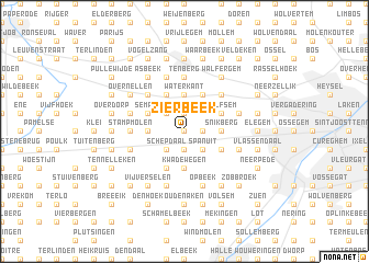 map of Zierbeek