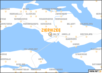 map of Zierikzee