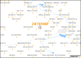 map of Zietenhof