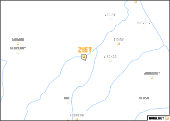 map of Zīʼēt