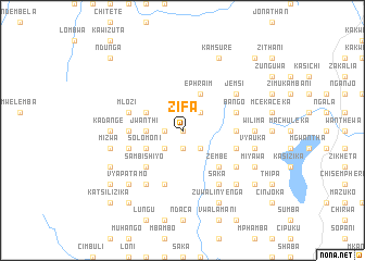 map of Zifa