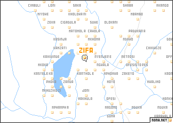 map of Zifa