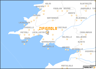 map of Zifignola