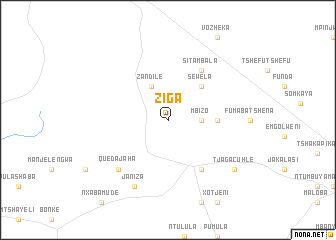 map of Ziga