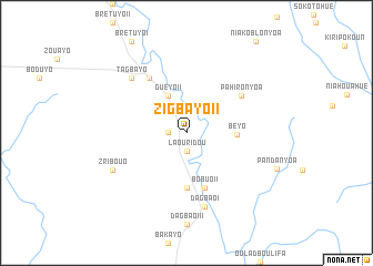 map of Zigbayo II