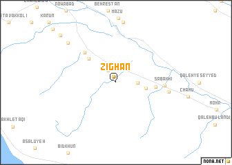 map of Zīghān