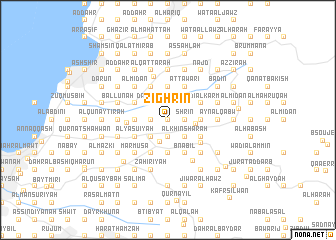 map of Zighrīn