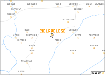 map of Zigla Polosé