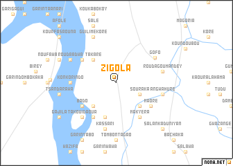 map of Zigola