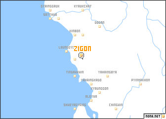 map of Zigon