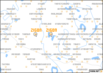 map of Zigon