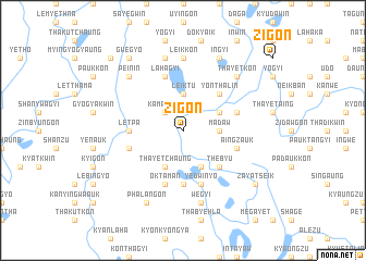 map of Zigon