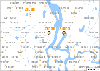 map of Zigon