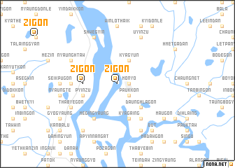 map of Zigon