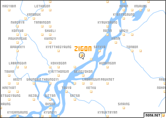 map of Zigon