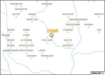 map of Zigon