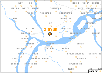 map of Zigyun