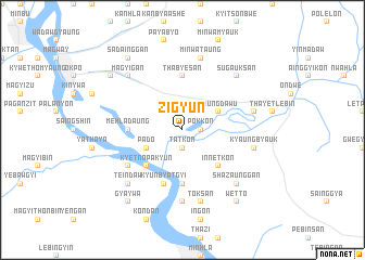 map of Zigyun