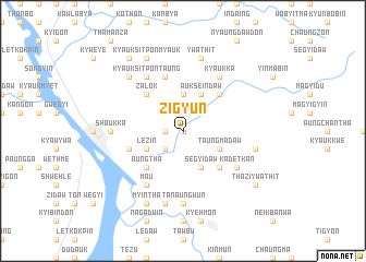 map of Zigyun