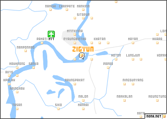 map of Zigyun