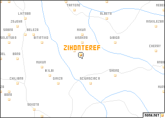 map of Zihon Tʼeref