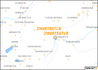 map of Zihuateutla
