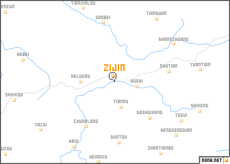 map of Zijin