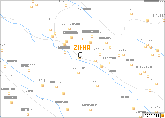 map of Zīkha