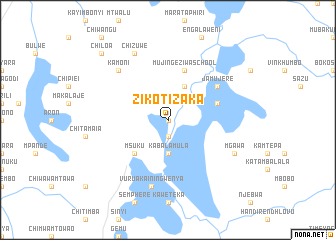 map of Zikoti Zaka