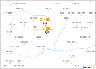 map of Zikʼulī