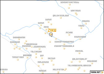 map of Zīkū
