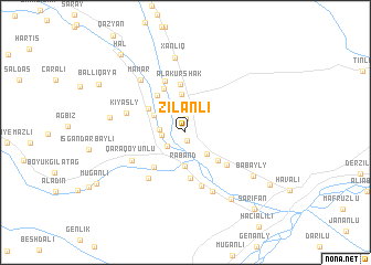 map of Zilanlı