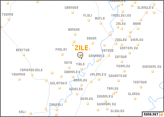 map of Zile