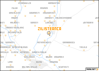 map of Zilişteanca