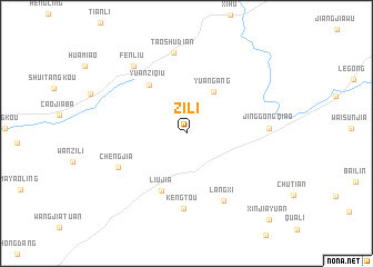 map of Zili