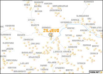 map of Žiljevo