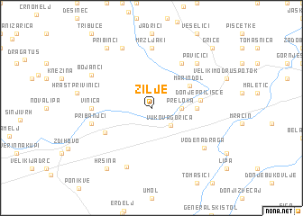 map of Zilje