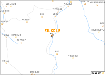 map of Zilkale