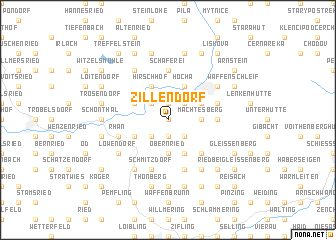 map of Zillendorf