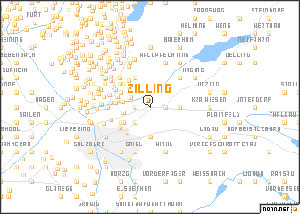 map of Zilling