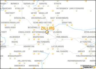 map of Zilling