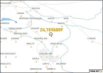 map of Ziltendorf