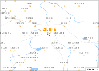 map of Zilupe