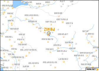 map of Zimaj